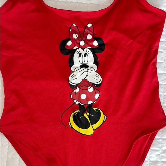 Red Minnie Mouse Swimsuit - Picture 5 of 10
